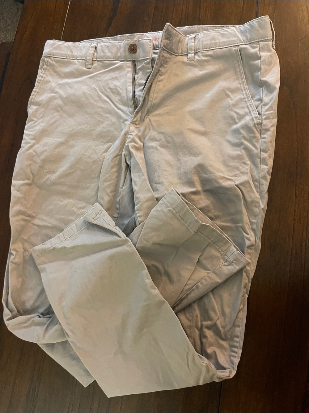Weatherproof Light Gray Men's Chinos - Casual Straight Fit